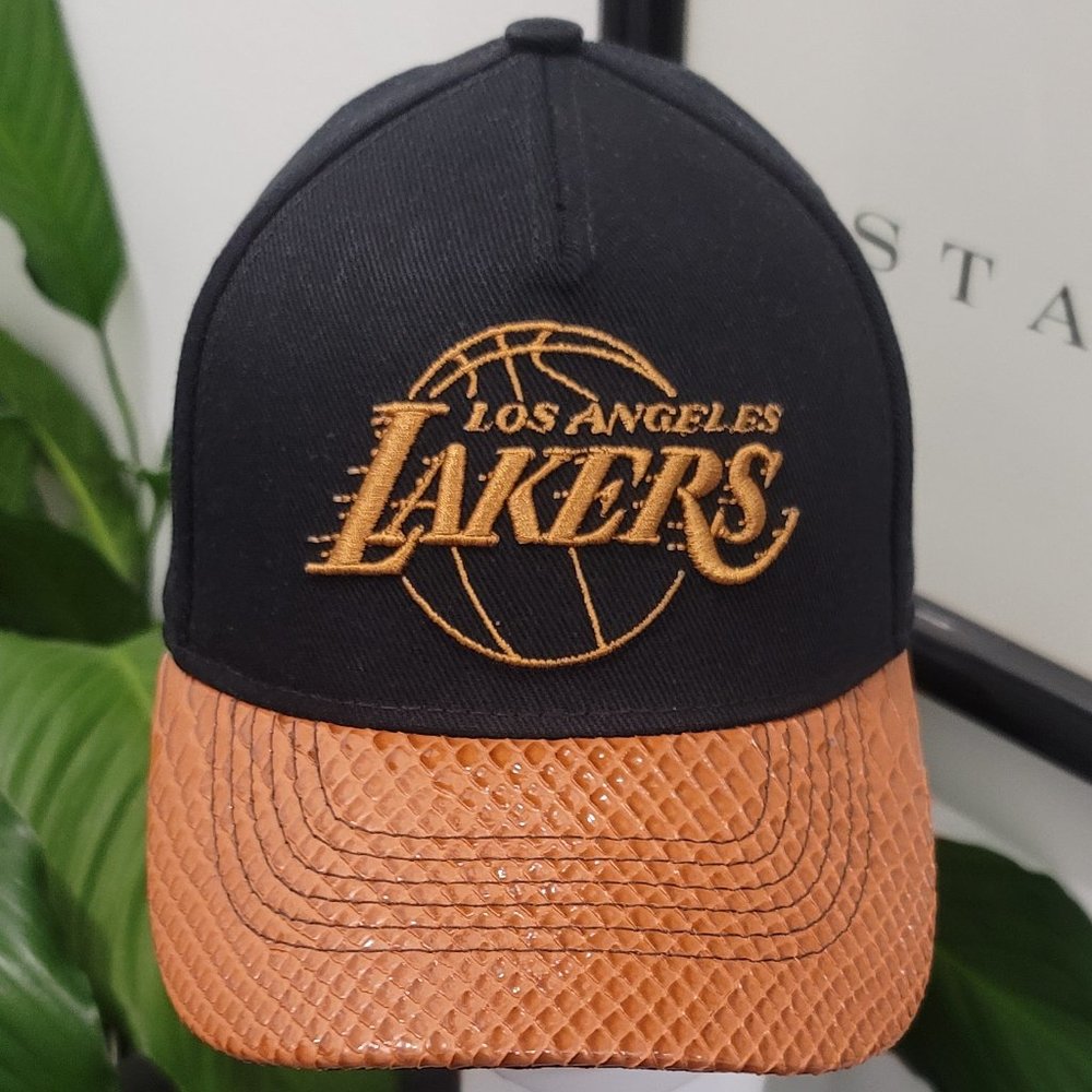 Black and Brown Snapback Hat